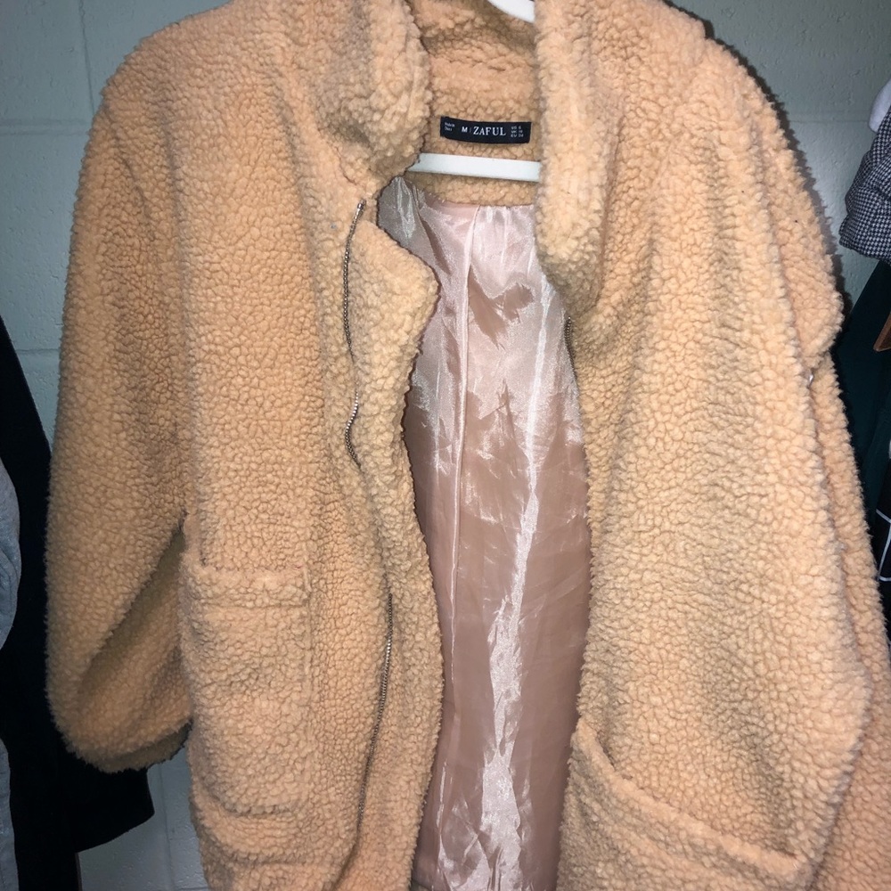 Tan Teddy Jacket / Coat
